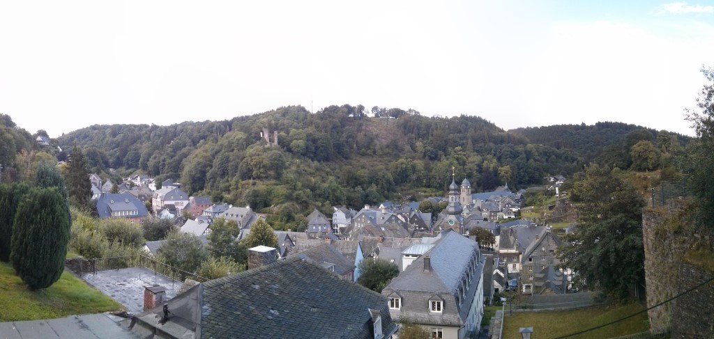 Panoramablick über Monschau.