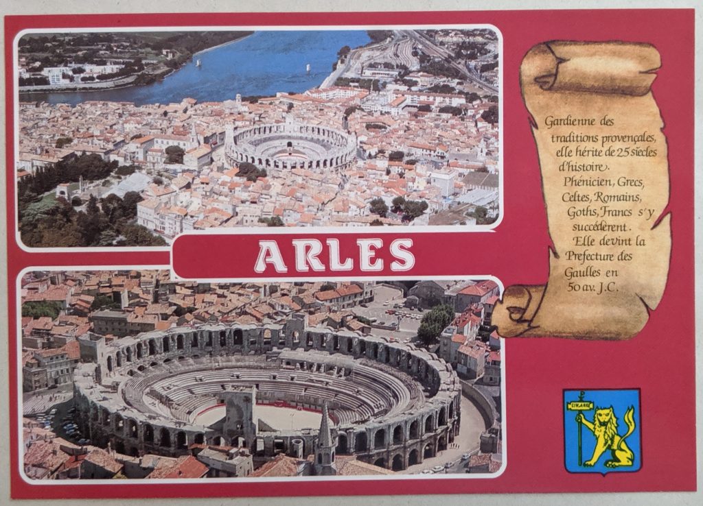 InterRail 1989: Arles (Postkarte 1) - Amphitheater