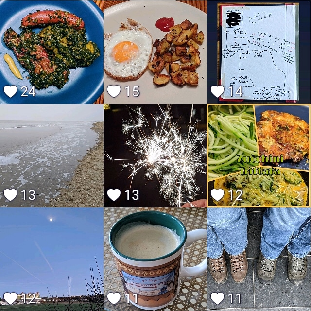 Meine besten neun Instagram-Fotos im Januar 2020.