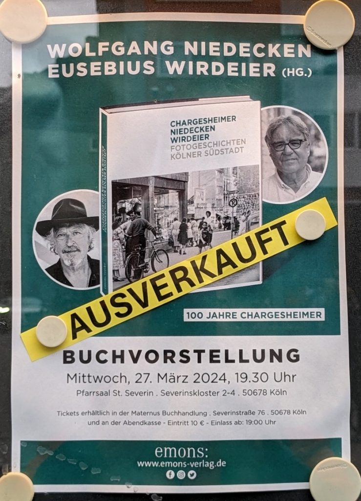 Plakat in St. Severin, Köln